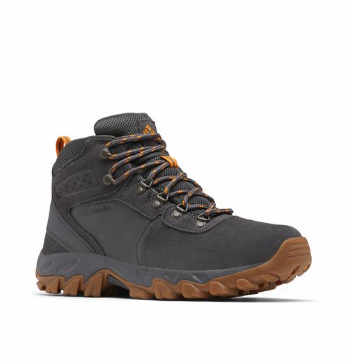 Botas Impermeables Newton Ridge Plus II Suede Hombre - Dark Grey Gold Amber